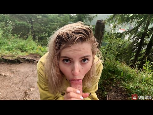 ❤️ Meedchen drénkt kum no engem ëffentleche Blowjob - Eva Elfi ☑ Porno bei eis ❌